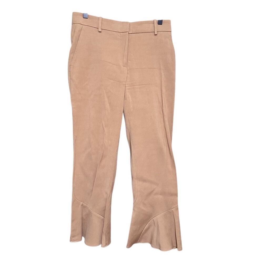 Sies Marjan Camel Kick Flare Crop Pants Size 0 Corporate Wear‎ Formal Fancy